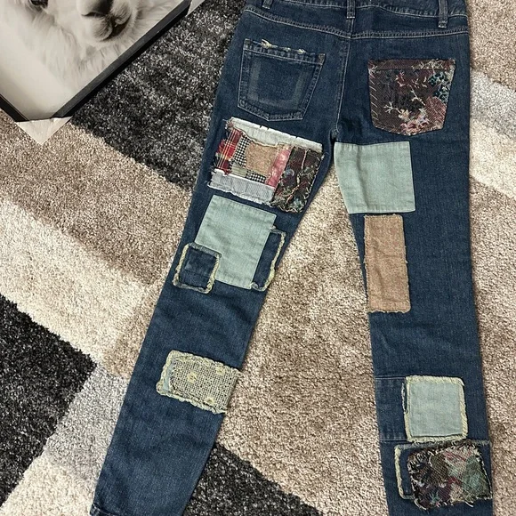 Free People Patchwork Women's Jeans